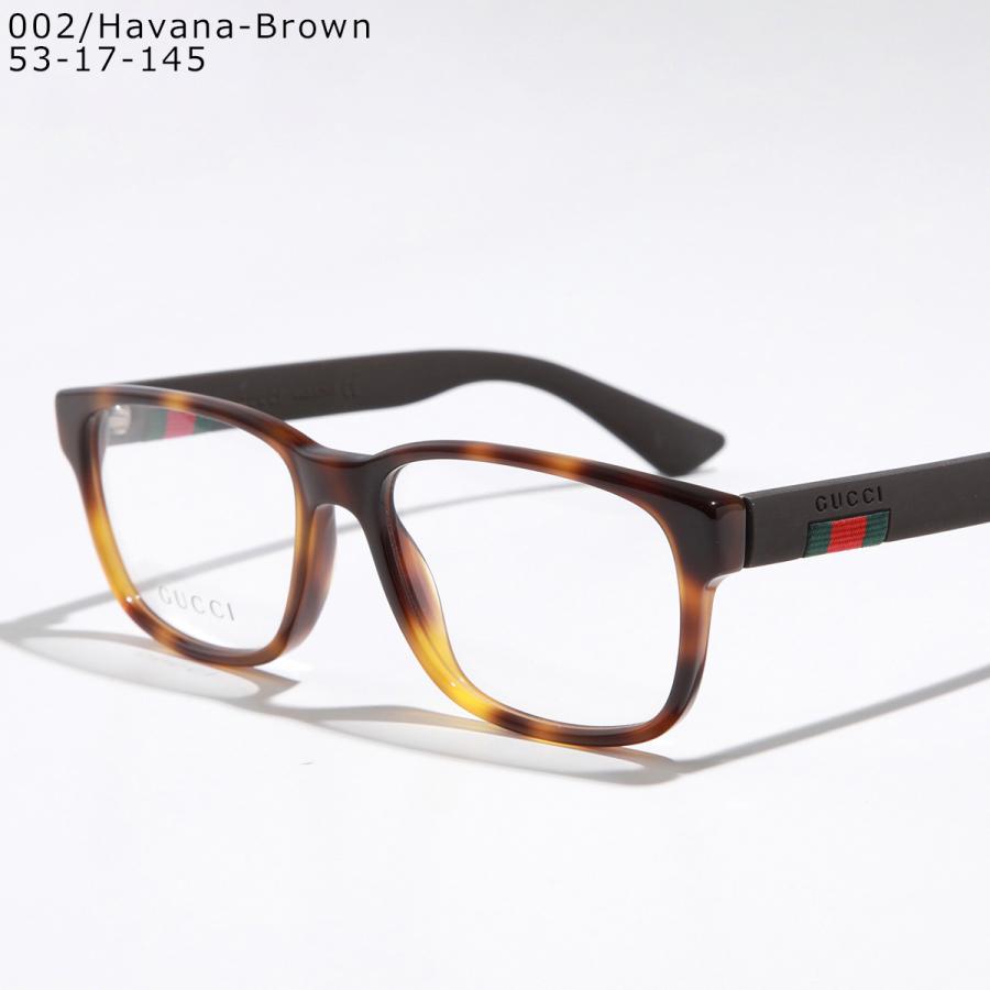 GUCCI（グッチ） メガネ GG0011O レディース ウェリントン型 めがね