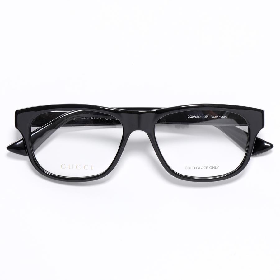 GUCCI グッチ メガネ GG0768O メンズ ウェリントン型 めがね 伊達 