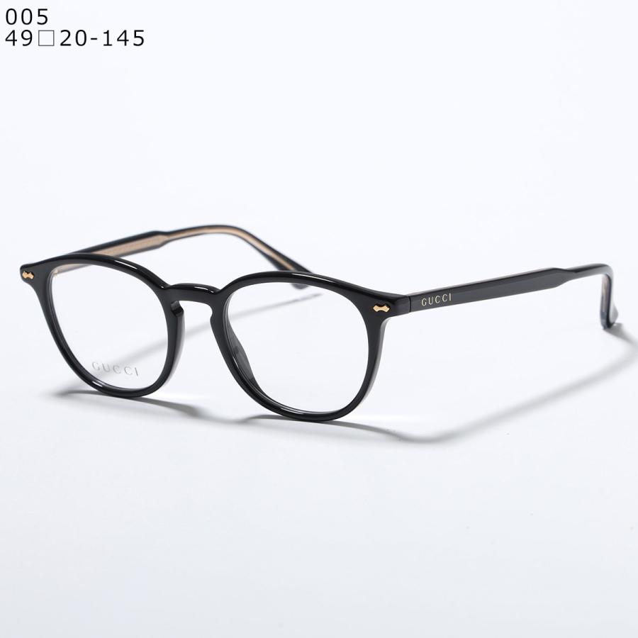 GUCCI（グッチ） メガネ GG0187O メンズ ウェリントン型 アジアン