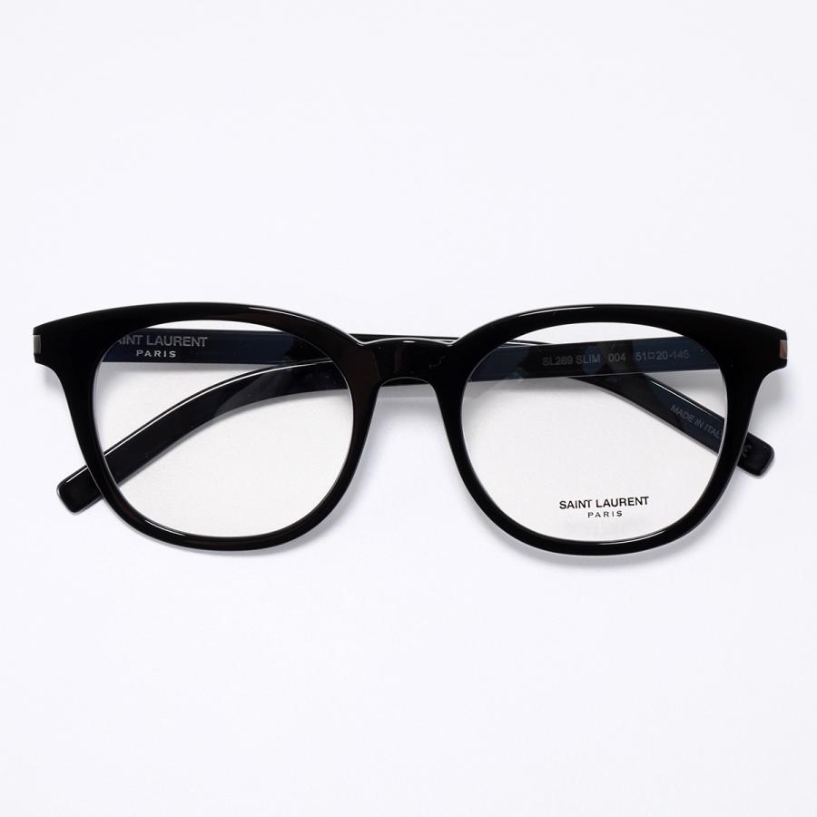 ビンテージ　イヴサンローラン眼鏡フレーム（メタリックブラック）新品メガネ SAINT LAURENT サンローラン メガネ SL 289/F 289 SLIM メンズ