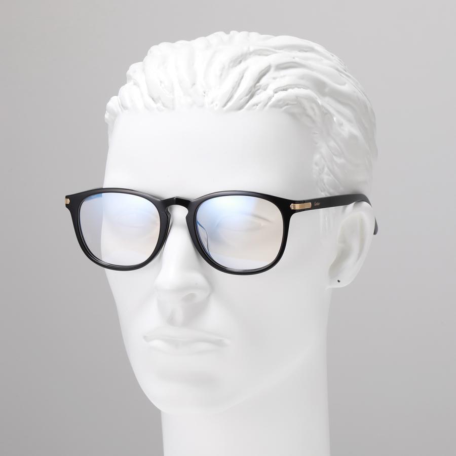 Cartier（カルティエ） メガネ CT0017OA メンズ ウェリントン型