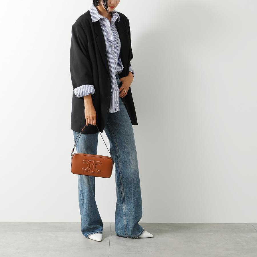 CELINE セリーヌ Camera Bag in Textile with Triomphe Embroidery トリオンフ エンブロイダリー カメラショルダーバッグ CELINE - CELINE セリーヌ Camera Bag in Textile with Triomphe