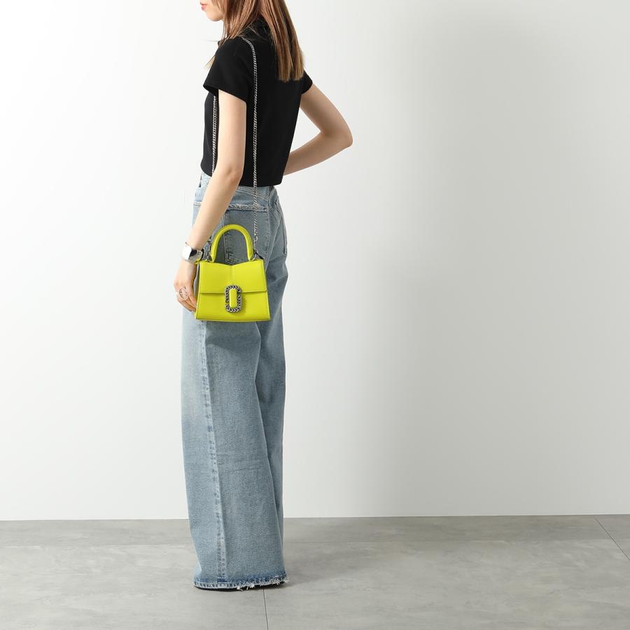 本物 マークジェイコブス MARC JACOBS ザ セント マーク トップ ハンドル ミニ 2WAY ショルダーバッグ ハンドバッグ レザー ブラック バッグ 中古 MARC JACOBS（マーク・ジェイコブス） ショルダーバッグ バッグ THE