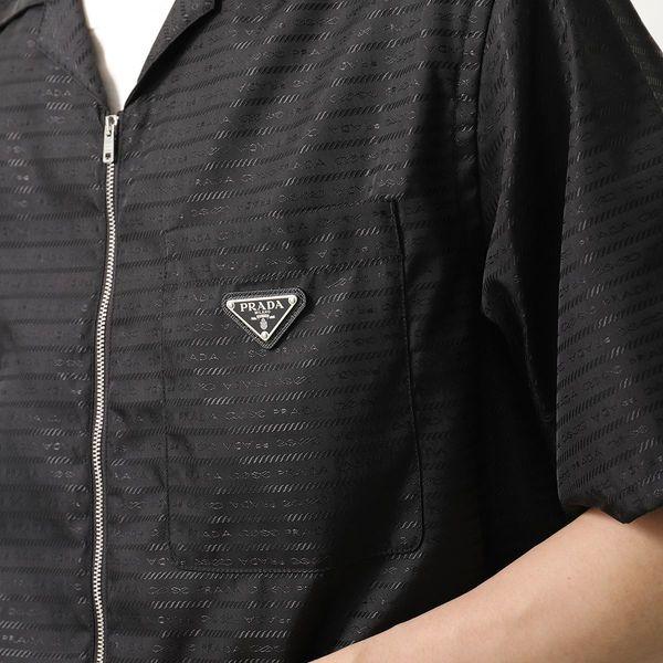 PRADA プラダ シャツ SC620 11FC メンズ 半袖 Re-Nylon リナイロン