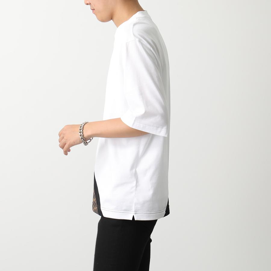 FENDI フェンディ 半袖 Tシャツ FAF682 AN68 メンズ コットン FF FENDI フェンディ 半袖 Tシャツ FAF682 AN68 メンズ コットン FF