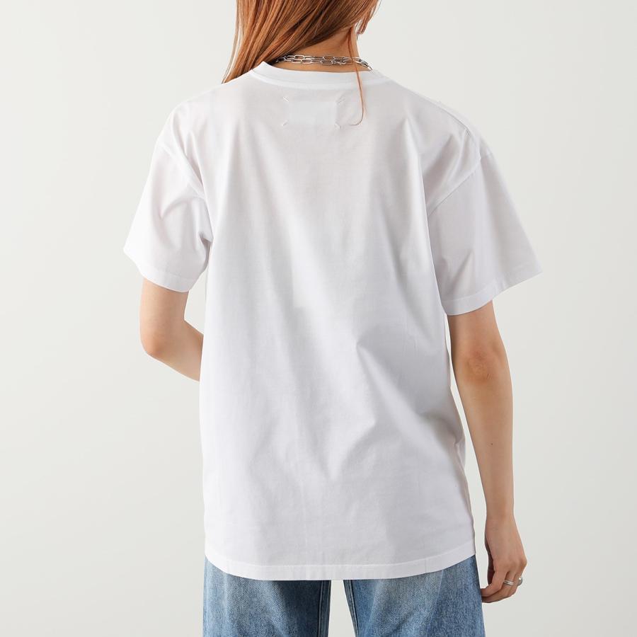 Tシャツ・カットソー MAISON MARGIELA Women Tops S51GC0519S22816100 White Maison Margiela MAISON MARGIELA メゾンマルジェラ 1 10 半袖 T