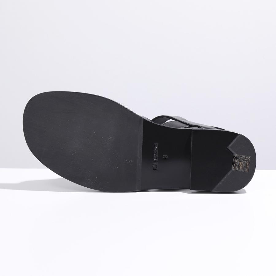 J.M.WESTON ジェイエムウエストン サンダル Double V #946 ダブルユーバックル 13G8GJT94653 メンズ クロスベルト バックルストラップ 靴 Black｜s-musee｜10