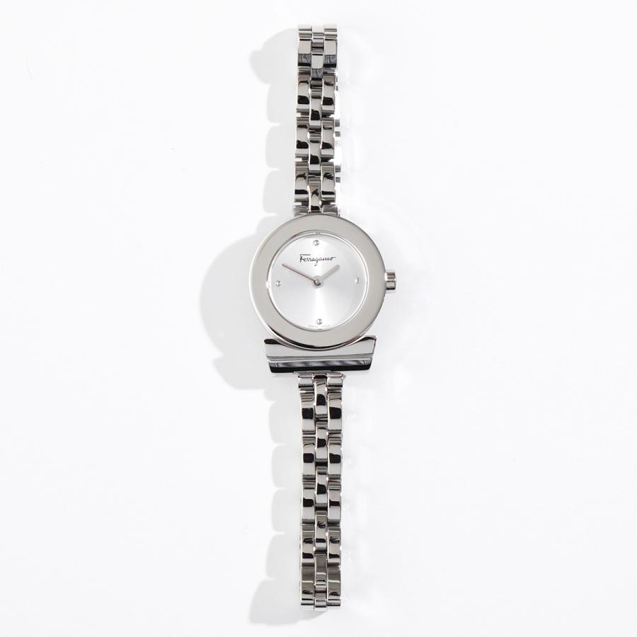 ✨Ferragamo✨フェラガモ✨ガンチーニ✨シルバー文字盤クォーツ✨腕時計✨ Amazon.co.jp: 【Ferragamo】 レディース 腕時計 Watch フェラガモ