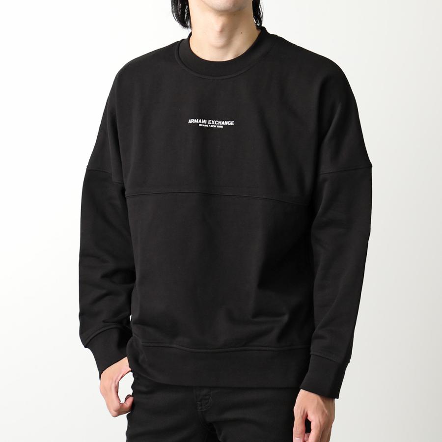 Armani Exchange ブラック トレーナー S ARMANI EXCHANGE アルマーニ エクスチェンジ トレーナー スウェット