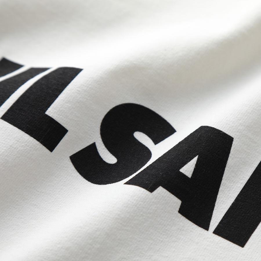 JIL SANDER ジルサンダー 長袖 Tシャツ J22GC0136 J45148 J45317 メンズ コットン ロゴT ロンT クルーネック カットソー リラックスフィット カラー3色の画像