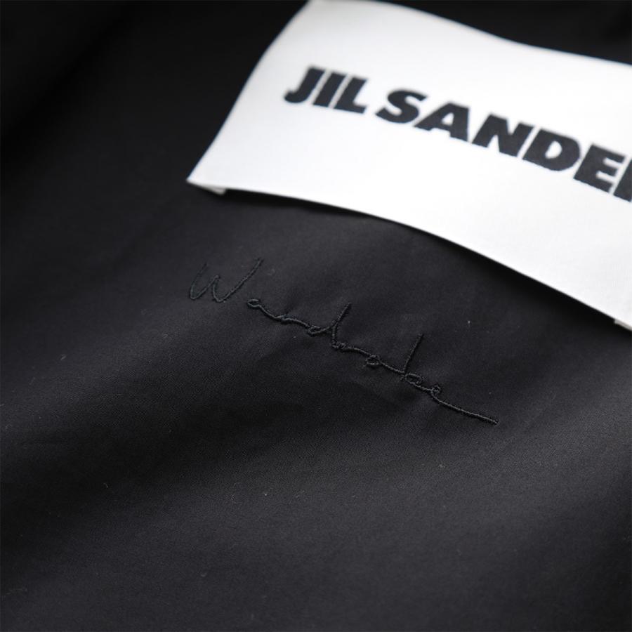 JIL SANDER ジルサンダー ジャケット J23BN0003 J45071 メンズ ブルゾン コーチジャケット コットンポプリン ロゴ 軽量 長袖 リラックスフィット 001/BLACK｜s-musee｜10