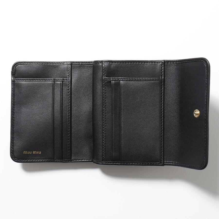 miu miu（ミュウミュウ） 二つ折り財布 MATELASSE マテラッセ 5ML002