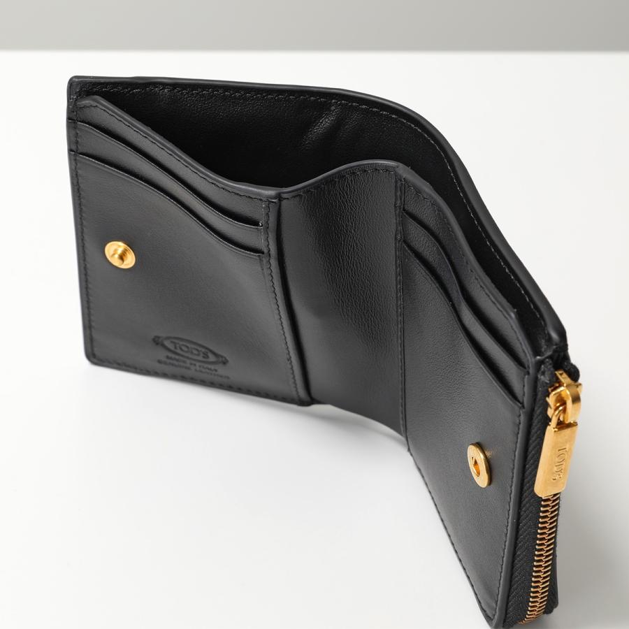 TOD'S（トッズ） TODS 二つ折り財布 T TIMELESS Tタイムレス