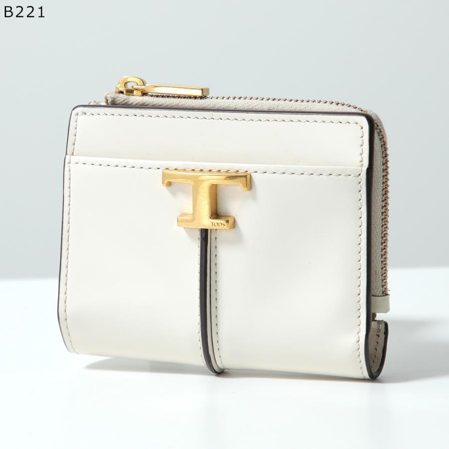 TOD'S（トッズ） TODS 二つ折り財布 T TIMELESS Tタイムレス