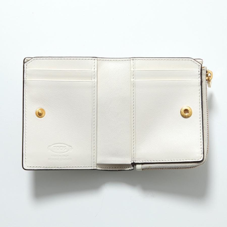 TOD'S（トッズ） TODS 二つ折り財布 T TIMELESS Tタイムレス