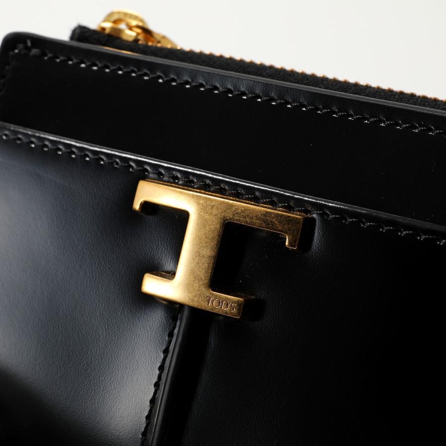 TOD'S（トッズ） TODS 二つ折り財布 T TIMELESS Tタイムレス