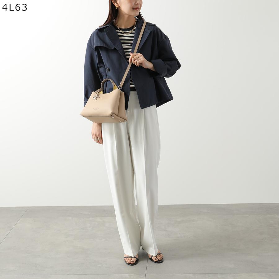 ✨未使用級✨　TOD’S タイムレス　　ショルダーバッグ　レザー　ベージュ 女性 ベージュ T タイムレス レザー ショルダー バッグ スモール