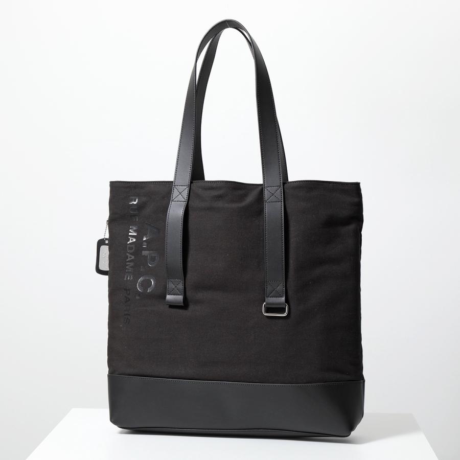 完売品 A.P.C. SENSE トートバッグ ブラック キャンバス レザー A.P.C.