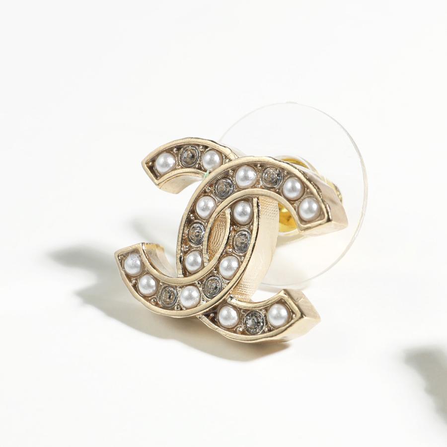 CHANEL シャネル ピアス ABB771 B14169 レディース ココマーク CCマーク パール ラインストーン スタッド アクセサリー NR657｜s-musee｜04