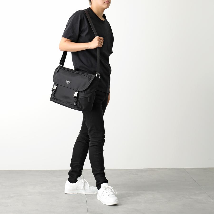 プラダ 斜め掛け ショルダーバッグ メンズ ブランド PRADA 2VD052 ブラック バッグ PRADA（プラダ） ショルダーバッグ 2VD052 2DMG OOO メンズ クロス