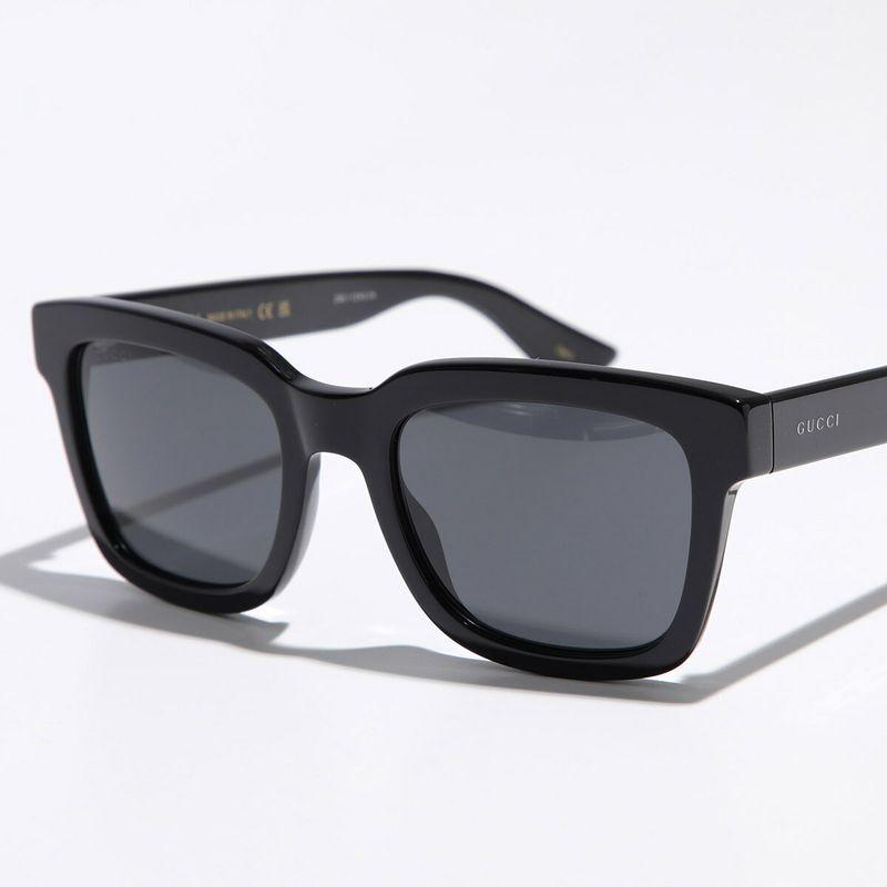 GUCCI（グッチ） サングラス GG0001SN レディース ウェリントン型 ロゴ 