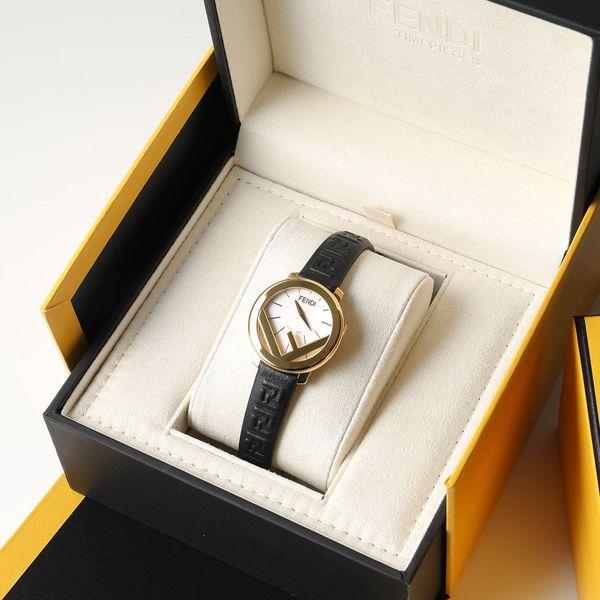 稼動品FENDI フェンディズッカロゴラウンドゴールド腕時計