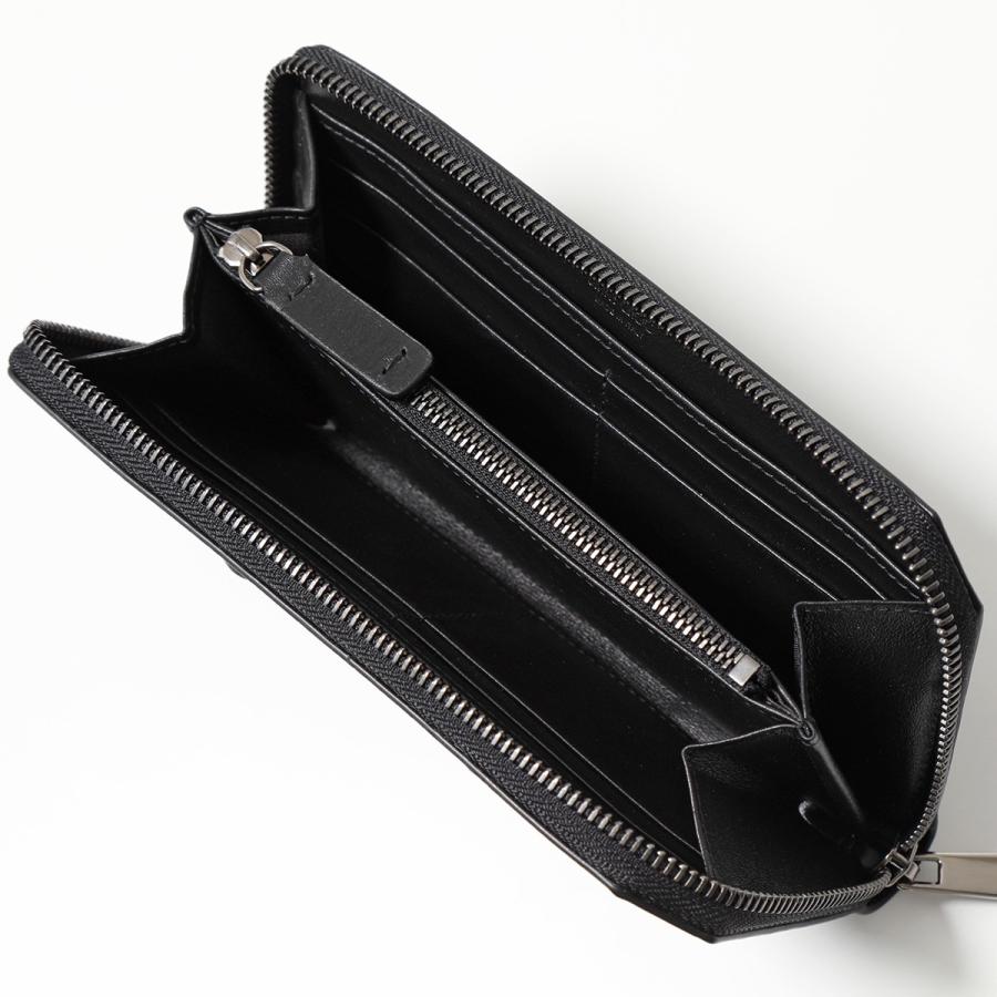 超美品　JIMMY CHOO メンズ　長財布　ブラック　ラウンドファスナー JIMMY CHOO（ジミーチュウ） 財布 長財布 ラウンドファスナー ブラック