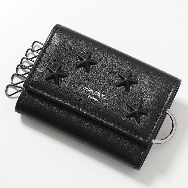 JIMMY CHOO ケース キーリング付き JIMMY CHOO（ジミーチュウ） キーケース HOWICK OAJ ホーウィック
