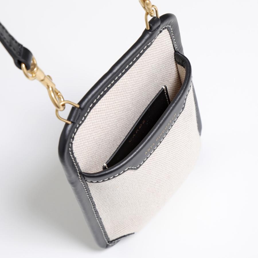 ANYA HINDMARCH アニヤハインドマーチ スマホポーチ Phone Pouch on Strap 180801 レディース フォン