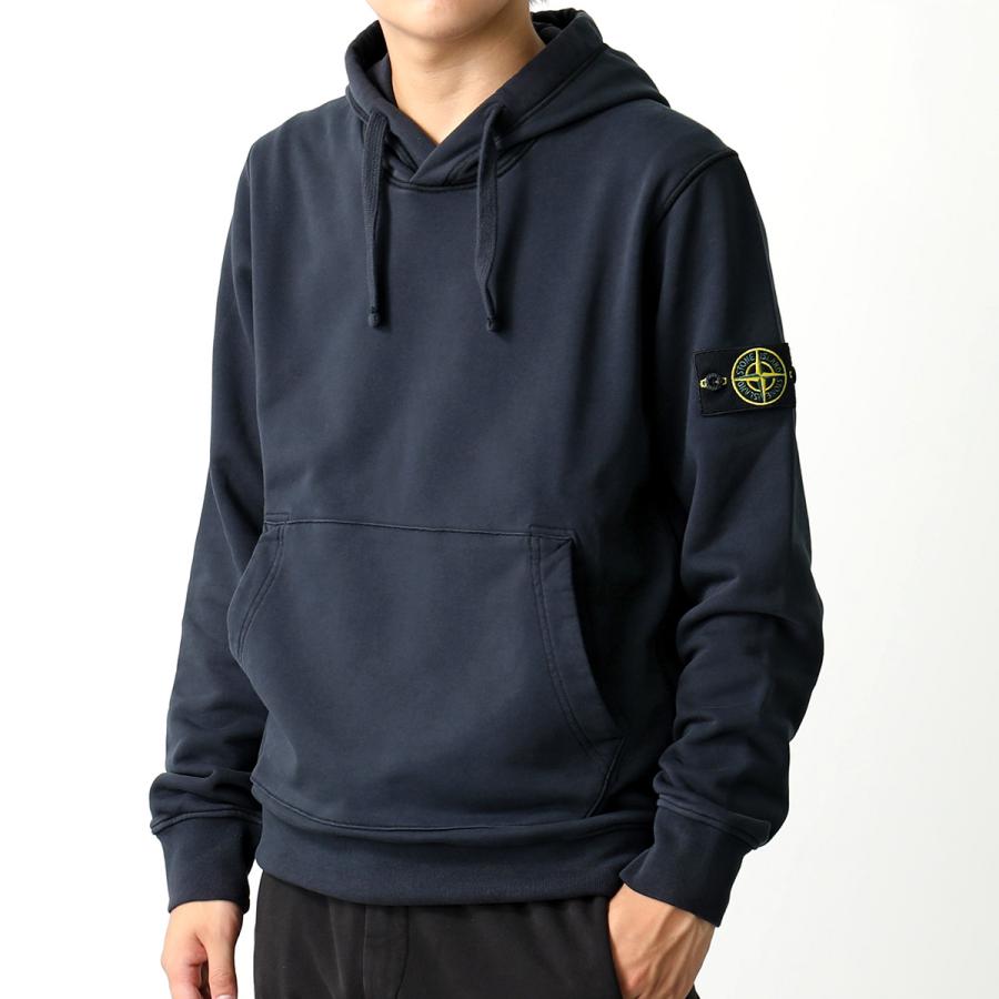 STONE ISLAND ストーンアイランド フーディー 801564151 791564151 メンズ 長袖 スウェットシャツ コットン 刺繍ロゴパッチ ガーメントダイ カラー3色｜s-musee｜06