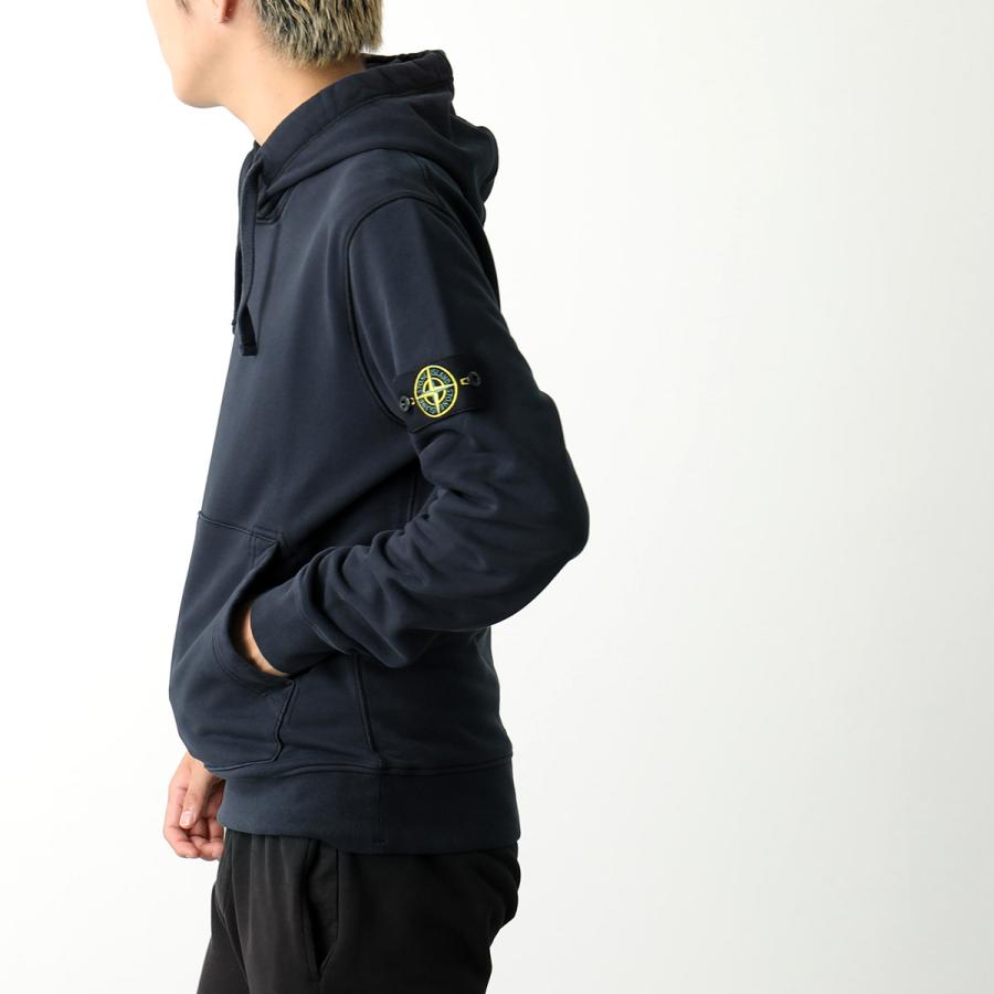 STONE ISLAND ストーンアイランド フーディー 801564151 791564151 メンズ 長袖 スウェットシャツ コットン 刺繍ロゴパッチ ガーメントダイ カラー3色｜s-musee｜11