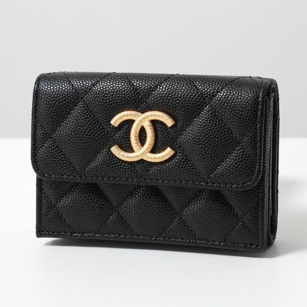 シャネルマトラッセ三つ折り財布 CHANEL（シャネル） 三つ折り財布 AP3518 B13703 レディース MATELASSE