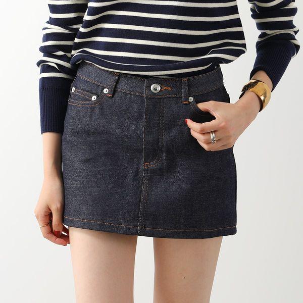 A.P.C.（アーペーセー） APC A.P.C. デニムスカート mini jupe CODBS