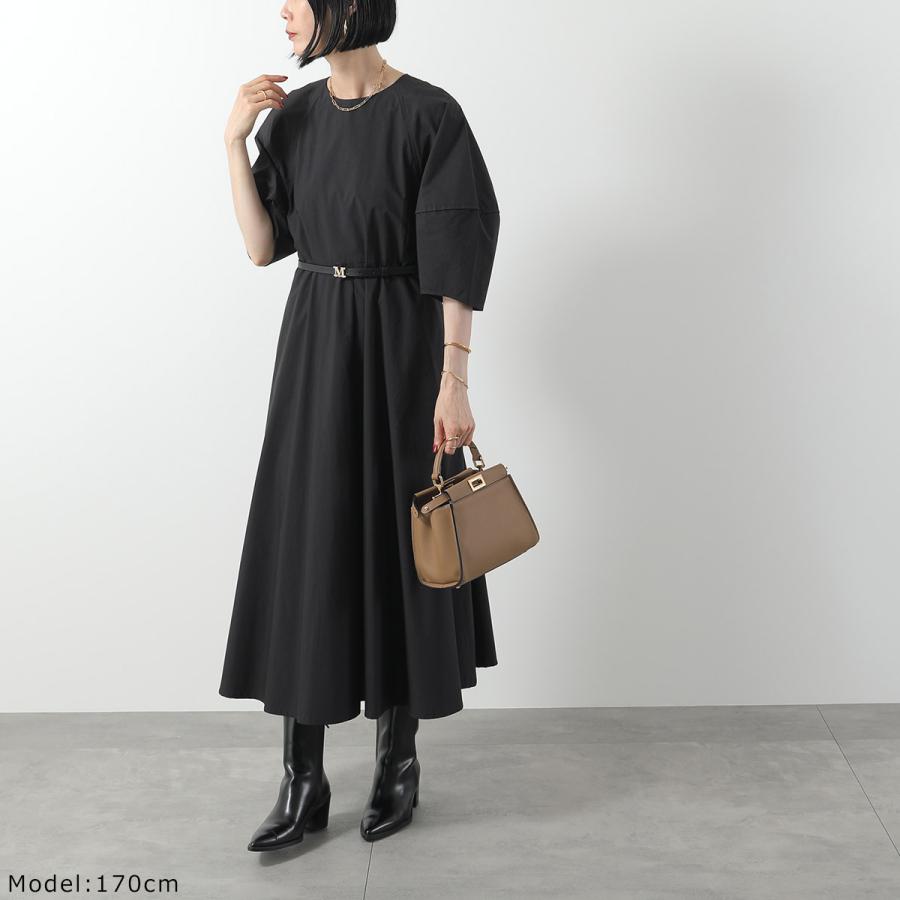 【MAX MARA LEISURE】Megaton ベルト付き ミディドレス MAX MARA LEISURE】Megaton ベルト付き ミディドレス