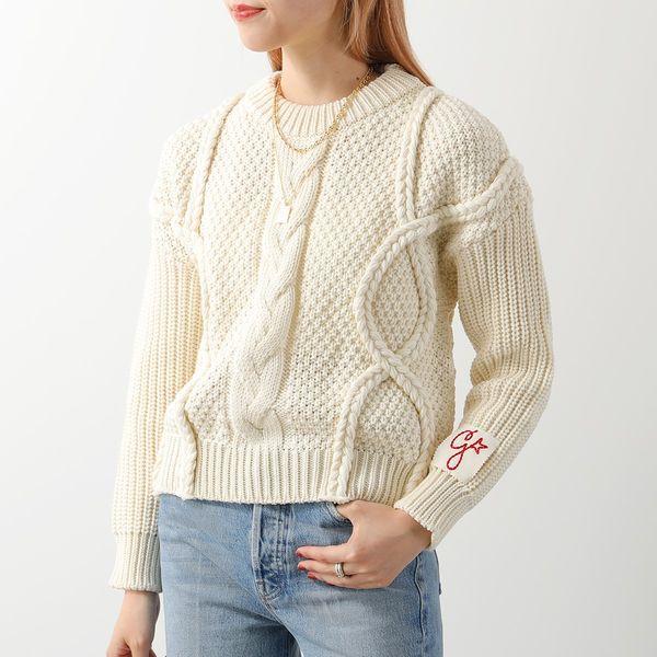 GOLDEN GOOSE（ゴールデングース） セーター GWP00838 P000664 レディース 長袖 クルーネック ウール ケーブル ...