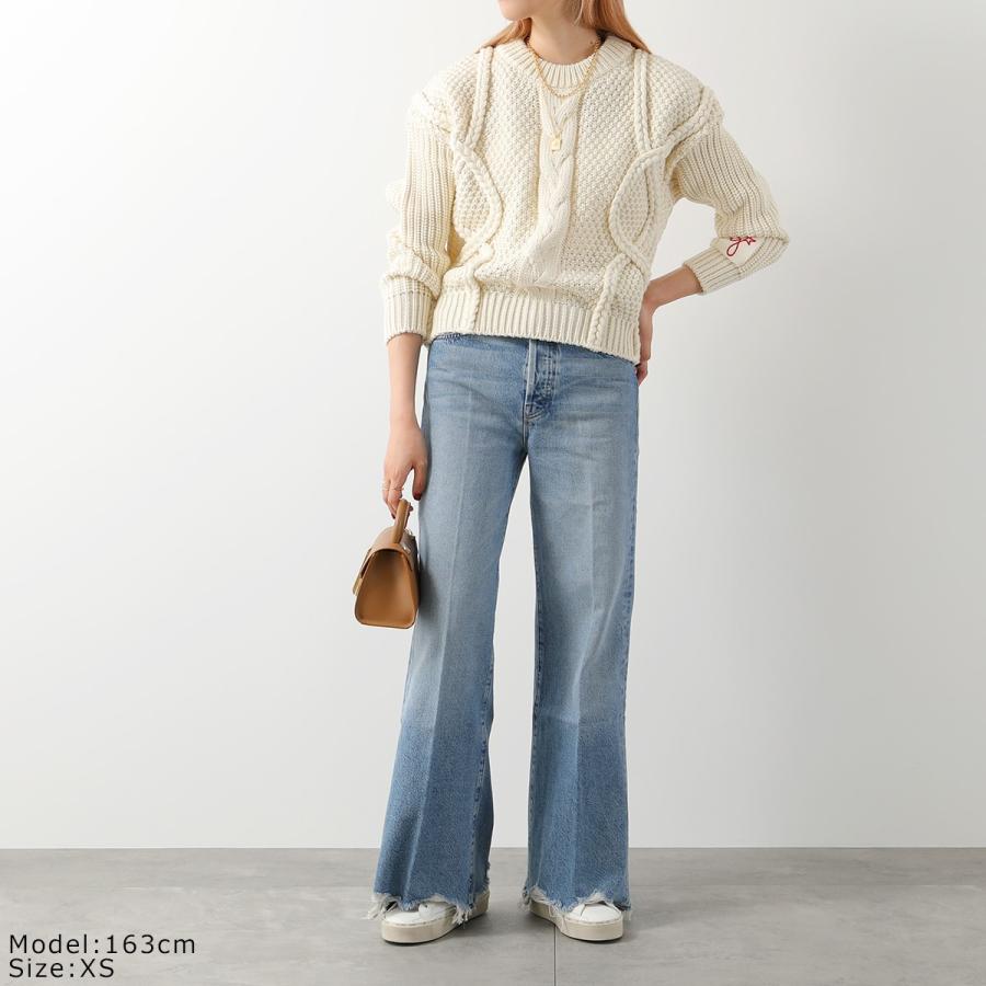 GOLDEN GOOSE（ゴールデングース） セーター GWP00838 P000664 レディース 長袖 クルーネック ウール ケーブル ...
