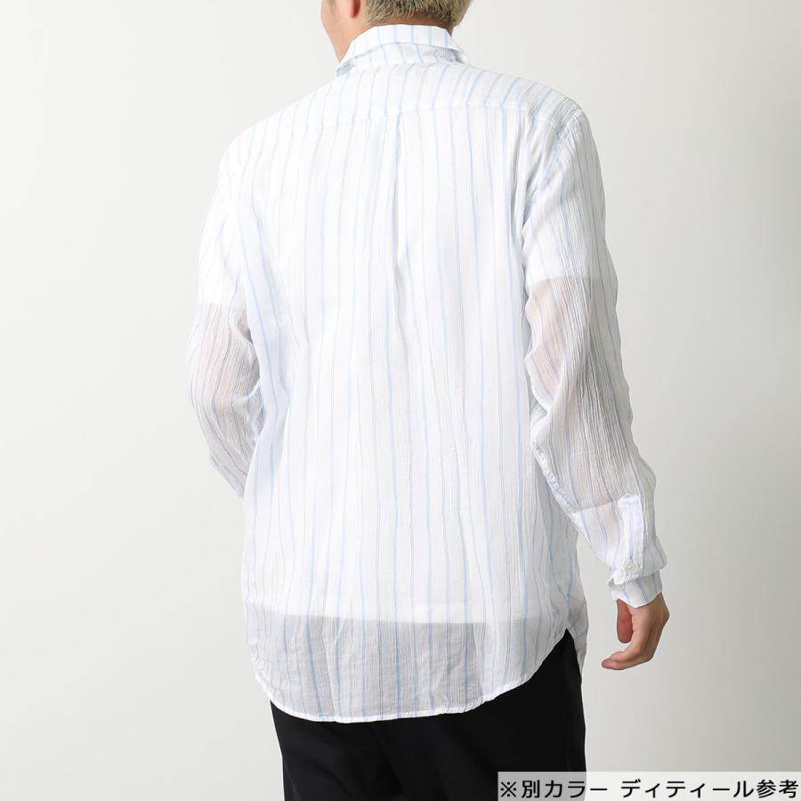 OUR LEGACY アワーレガシー 長袖シャツ M2232IW メンズ ストライプ セミシアーシャツ 胸ポケット BLUE-RAYON-PLAIT-STRIPE｜s-musee｜05