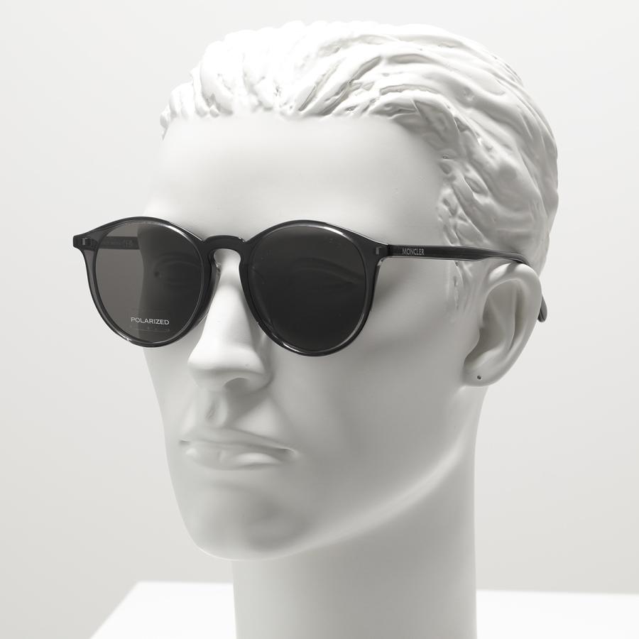 モンクレールクリアフレーム サングラス MONCLER モンクレール ML 0163-K POLARIZED クリアフレーム サングラス