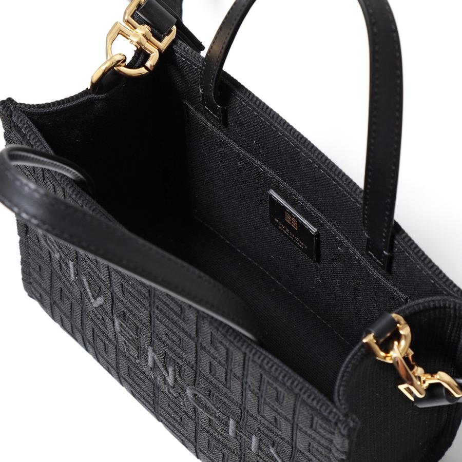 GIVENCHY ジバンシィ ショルダーバッグ G-TOTE MINI TOTE BAG BB50N0B1ME レディース ハンドバッグ キャンバス ロゴ刺繍 鞄 001/BLACK｜s-musee｜09