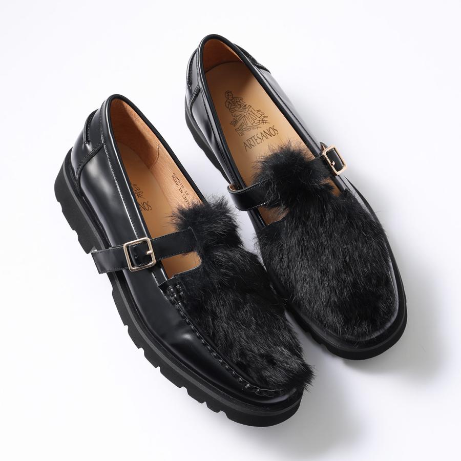 ARTESANOS（アルテサノス） ローファー NSH312 1F FLORENTIC RABIT