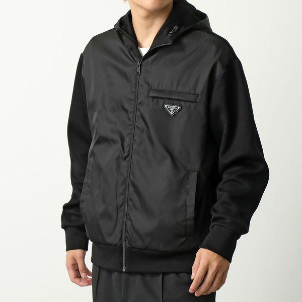 14AW PRADA ジャケット ジップアップ カシゴラ混