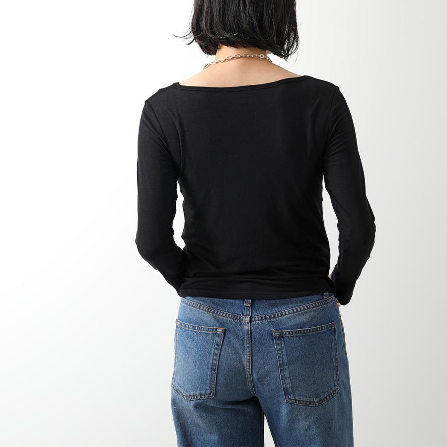 美品✨ザロウ THE ROW コットンボートネックロングワンピース 白 USA製 THE ROW（ザ ロウ） 長袖 カットソー Raya 7304 K515 レディース
