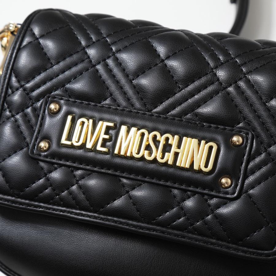 LOVE MOSCHINO ラブモスキーノ ショルダーバッグ JC4310PP9ELA0000 レディース メタルロゴ キルティング ハート 鞄 NERO｜s-musee｜09