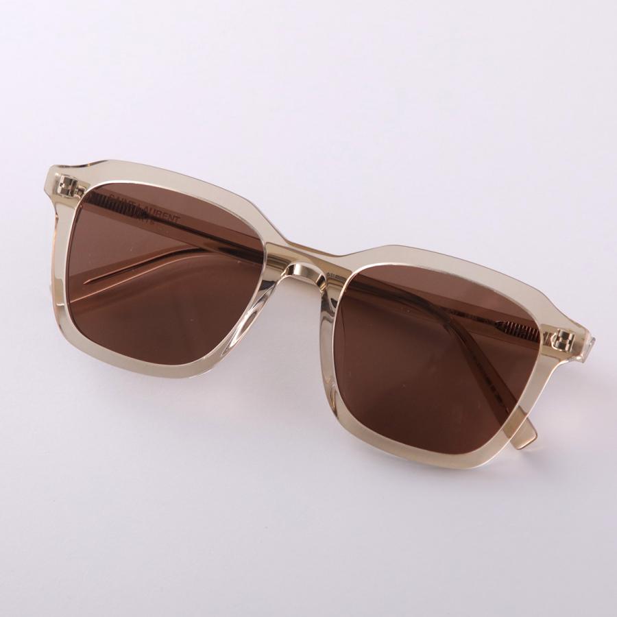 SAINT LAURENT SL 457 サングラス クリアフレーム SAINT LAURENT サンローラン サングラス SL 457 メンズ スクエア型