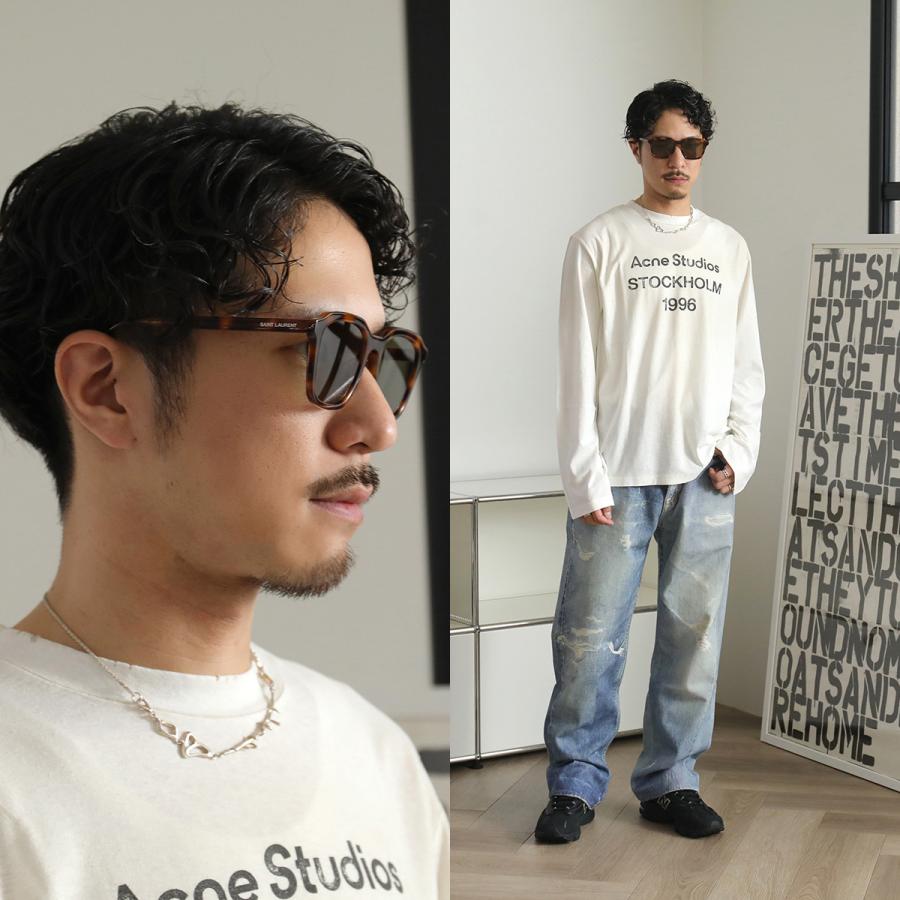 SAINT LAURENT SL 457 サングラス クリアフレーム SAINT LAURENT サンローラン サングラス SL 457 メンズ スクエア型