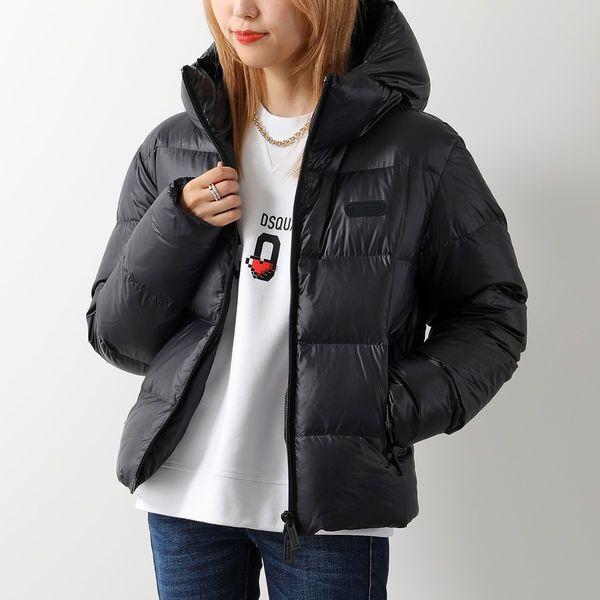 美品 DSQUARED2ディースクエアード2 レディース ショートダウンJK DSQUARED2（ディースクエアード） ダウンジャケット PUFFER BOMBER