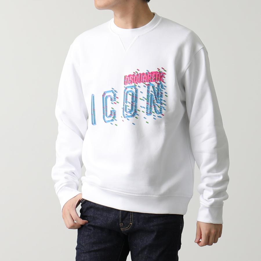 DSQUARED2 ディースクエアード トレーナー PIXELED ICON COOL DSQUARED2 ディースクエアード トレーナー PIXELED ICON COOL