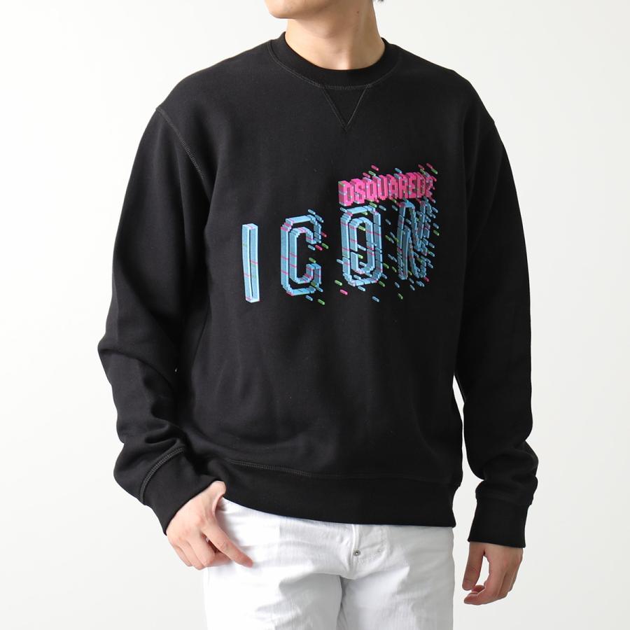 DSQUARED2 ディースクエアード トレーナー PIXELED ICON COOL DSQUARED2 ディースクエアード トレーナー PIXELED ICON COOL