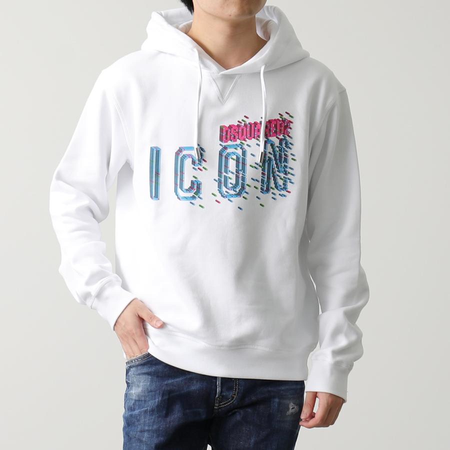 DSQUARED2（ディースクエアード） パーカー PIXELED ICON COOL HOODIE