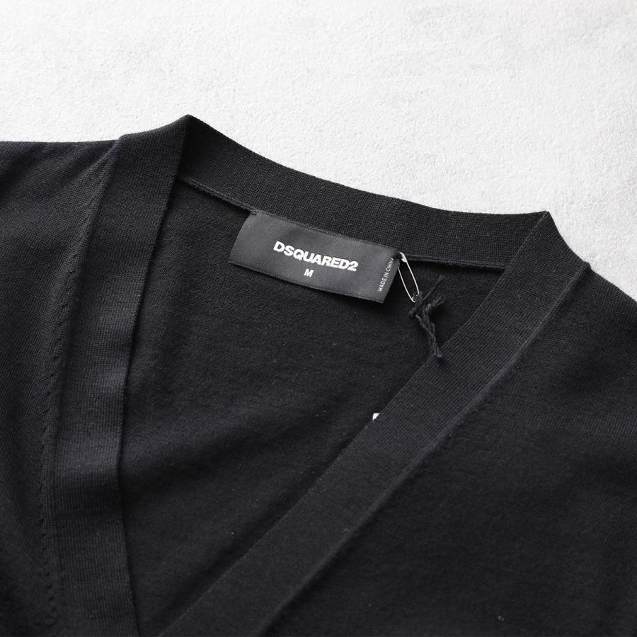 未使用級✨️ディースクエアード　カーディガンS　ロゴボタン　薄手　春夏 DSQUARED2 ディースクエアード カーディガン S74HA1369 S18310